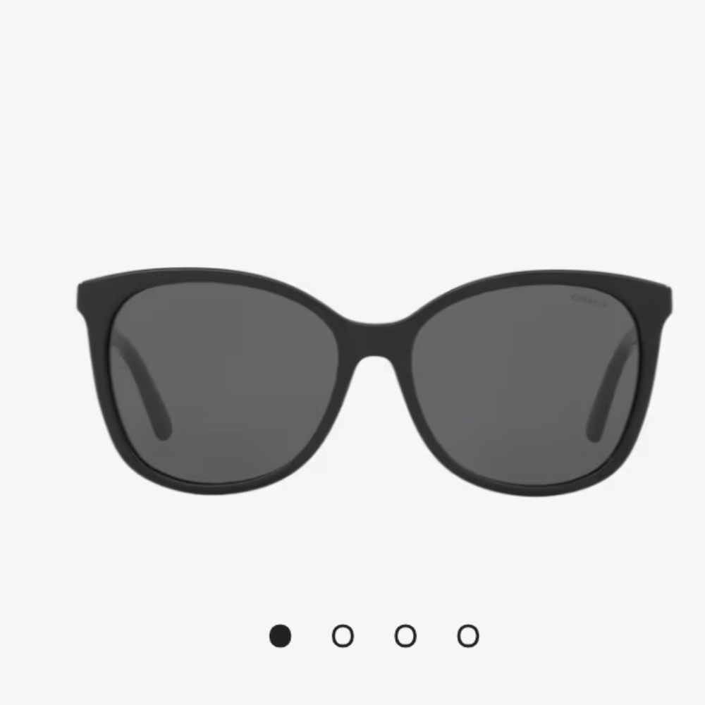 COACH HC8271U 50028G Black Women's 57 mm Sunglasses Black Lens